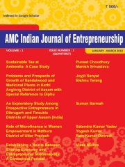 AMC Indian Journal of Entrepreneurship Journal Subscription