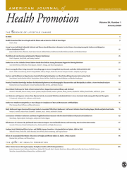 American Journal of Health Promotion Journal Subscription