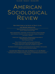 American Sociological Review Journal Subscription