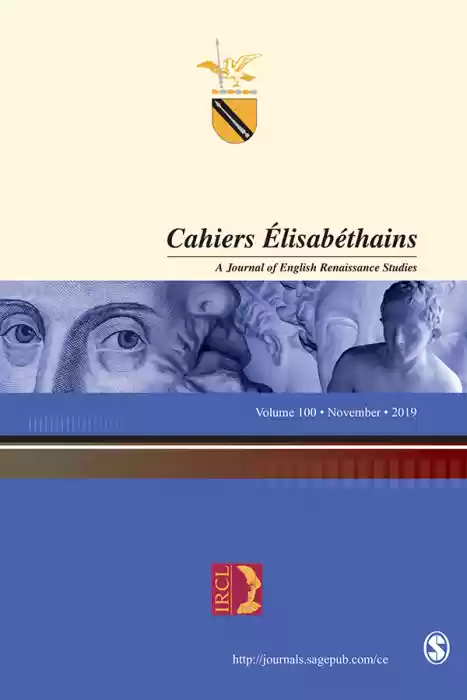 Cahiers ÃlisabÃ©thains Journal Subscription