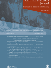 Christian Education Journal Journal Subscription