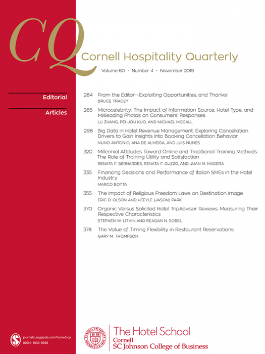 Cornell Hospitality Quarterly Journal Subscription