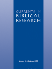 Currents in Biblical Research Journal Subscription