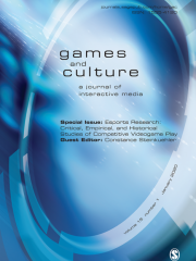Games and Culture Journal Subscription
