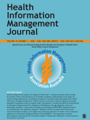 Health Information Management Journal Journal Subscription