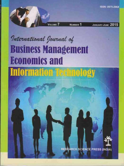 International Journal of Business Management Economics and Information Technology Journal Subscription