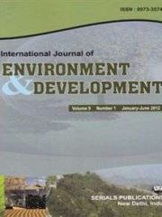 International Journal of Environment and Development Journal Subscription