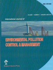 International Journal of Environmental Pollution Control and Management Journal Subscription