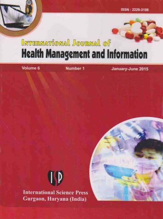 International Journal of Health Management and Information Journal Subscription
