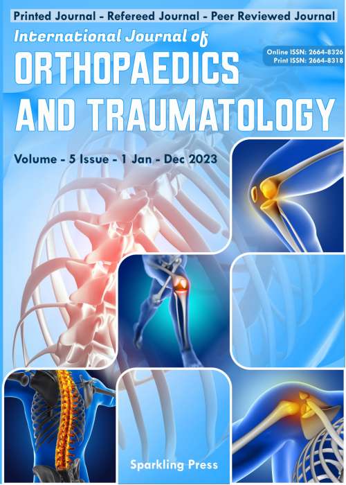 International Journal of Orthopaedics and Traumatology Journal Subscription International Journal of Orthopaedics and Traumatology Journal Subscription