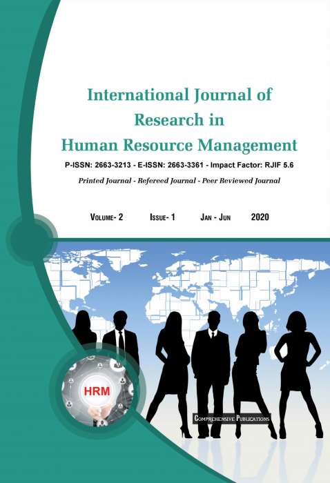 International Journal of Research in Human Resource Development Journal Subscription International Journal of Research in Human Resource Development Journal Subscription