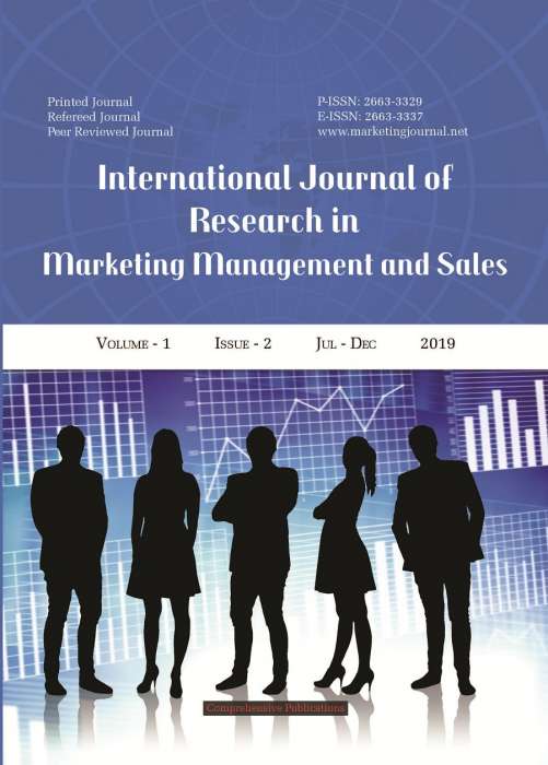 International Journal of Research in Marketing Management and Sales Journal Subscription International Journal of Research in Marketing Management and Sales Journal Subscription