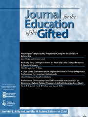 Journal for the Education of the Gifted Journal Subscription