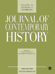 Journal of Contemporary History Journal Subscription