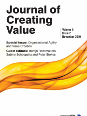 Journal Of Creating Value Journal Subscription