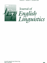 Journal of English Linguistics Journal Subscription