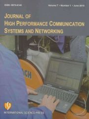 Journal of High Performance Communication Systems and Networking Journal Subscription