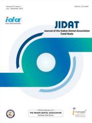 Journal of Indian Dental Association Tamil Nadu (JIDAT) Journal Subscription