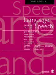 Language & Speech Journal Subscription