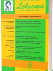 Leksema: Journal of Language and Literature Journal Subscription