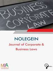 NOLEGEIN Journal of Corporate and Business Laws Journal Subscription