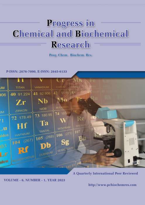 Progress in Chemical and Biochemical Research Journal Subscription Progress in Chemical and Biochemical Research Journal Subscription