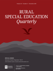 Rural Special Education Quarterly Journal Subscription